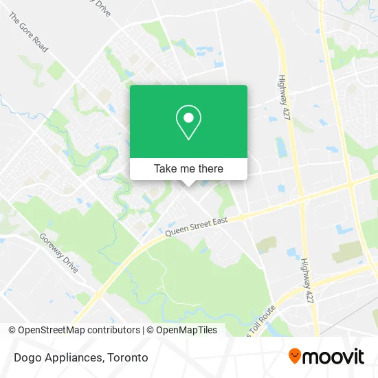 Dogo Appliances map