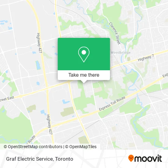 Graf Electric Service map
