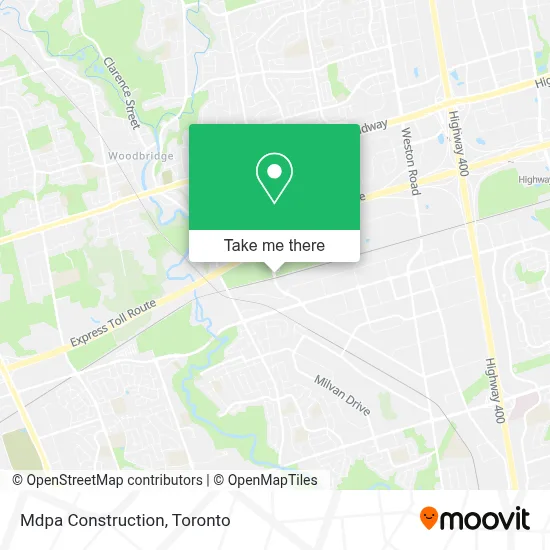 Mdpa Construction map