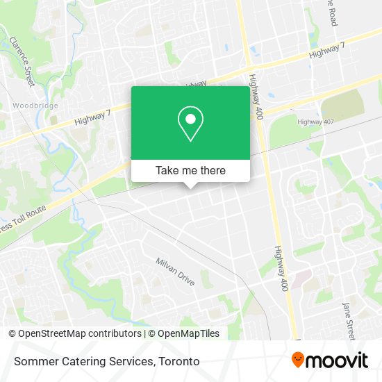 Sommer Catering Services map