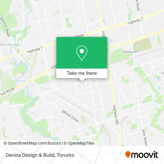 Devina Design & Build map