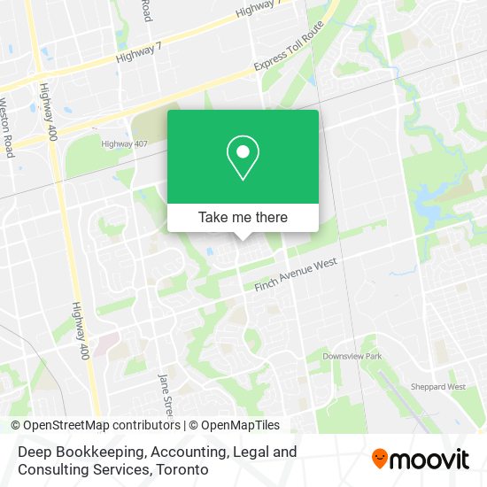 Deep Bookkeeping, Accounting, Legal and Consulting Services map