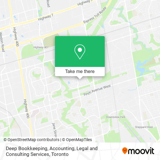 Deep Bookkeeping, Accounting, Legal and Consulting Services map