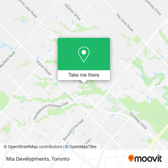 Mia Developments map