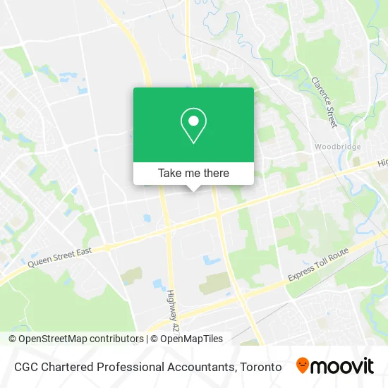 CGC Chartered Professional Accountants map