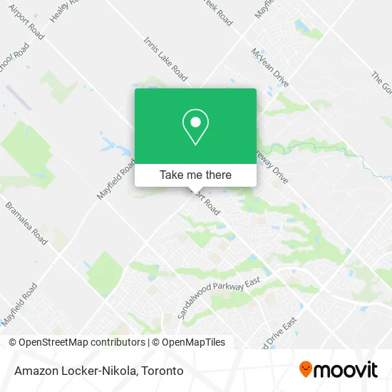 Amazon Locker-Nikola map
