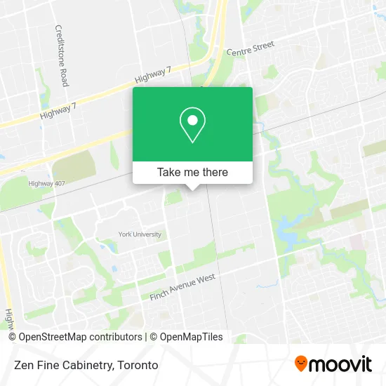 Zen Fine Cabinetry map