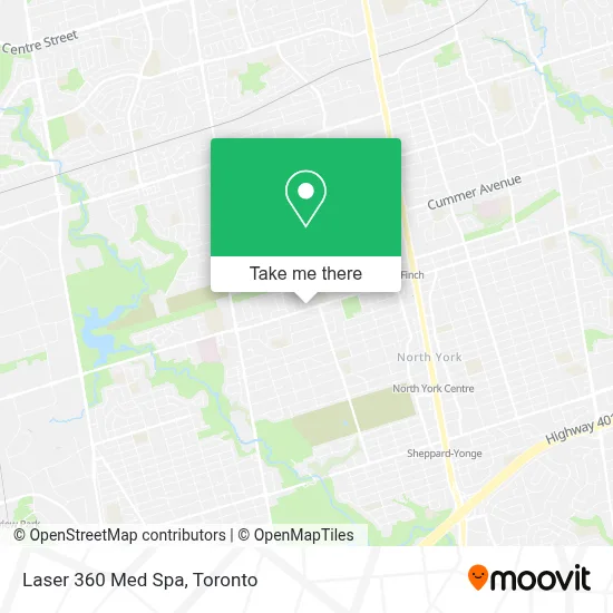 Laser 360 Med Spa map