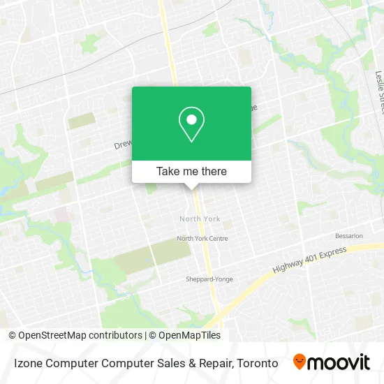 Izone Computer Computer Sales & Repair map