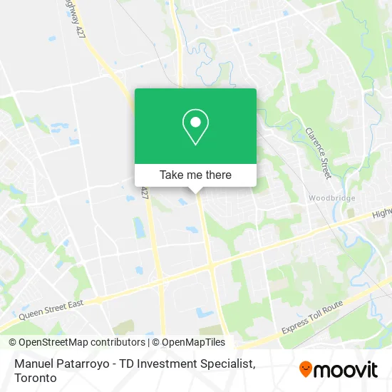 Manuel Patarroyo - TD Investment Specialist map