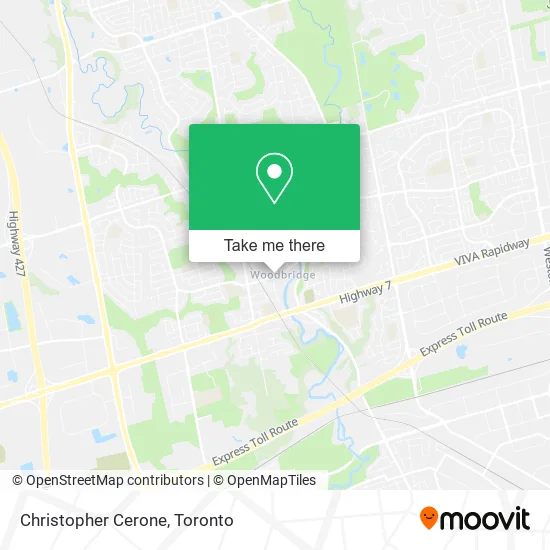 Christopher Cerone map