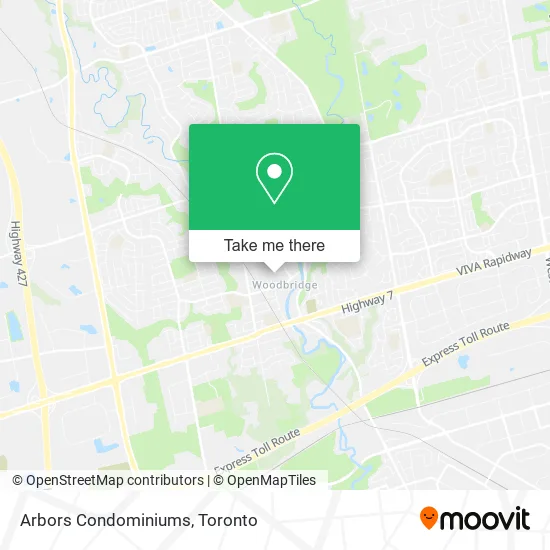 Arbors Condominiums map