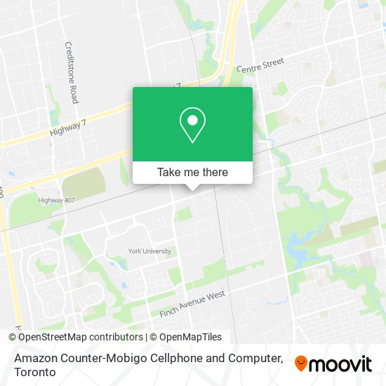 Amazon Counter-Mobigo Cellphone and Computer map