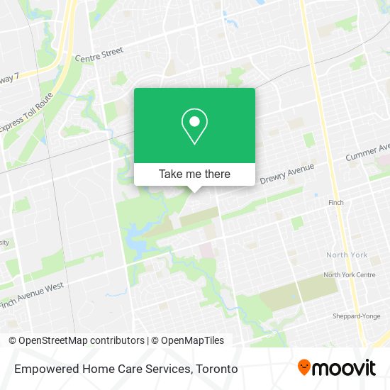 Empowered Home Care Services map