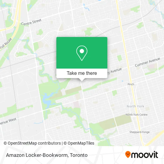 Amazon Locker-Bookworm map