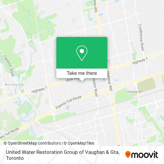 United Water Restoration Group of Vaughan & Gta plan