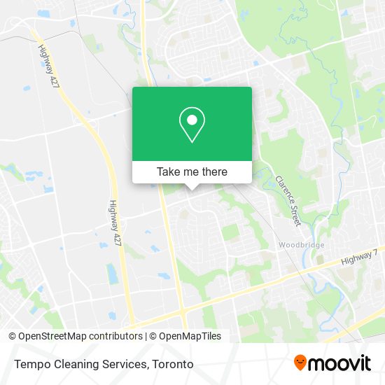 Tempo Cleaning Services map