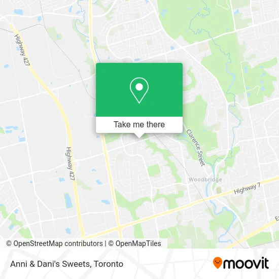 Anni & Dani's Sweets map