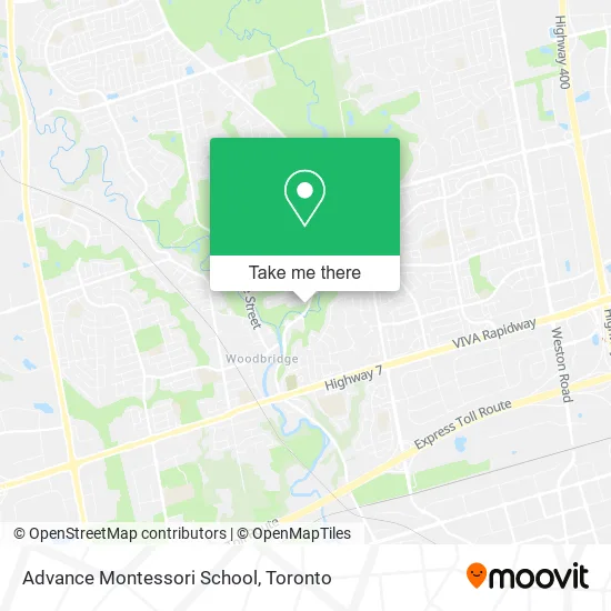 Advance Montessori School map