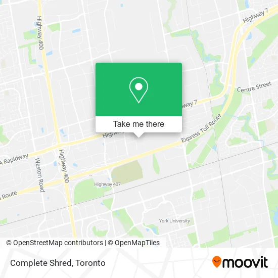 Complete Shred map