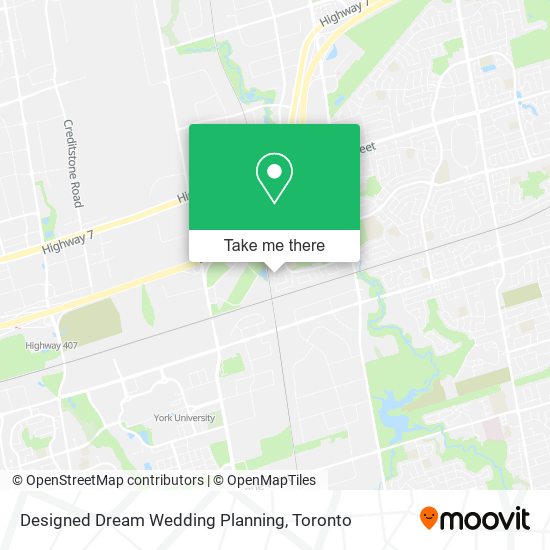 Designed Dream Wedding Planning map