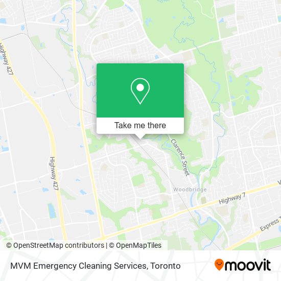 MVM Emergency Cleaning Services map