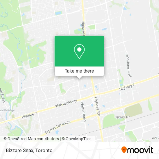 Bizzare Snax map