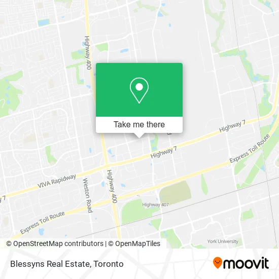 Blessyns Real Estate map