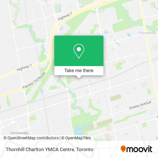 Thornhill Charlton YMCA Centre map