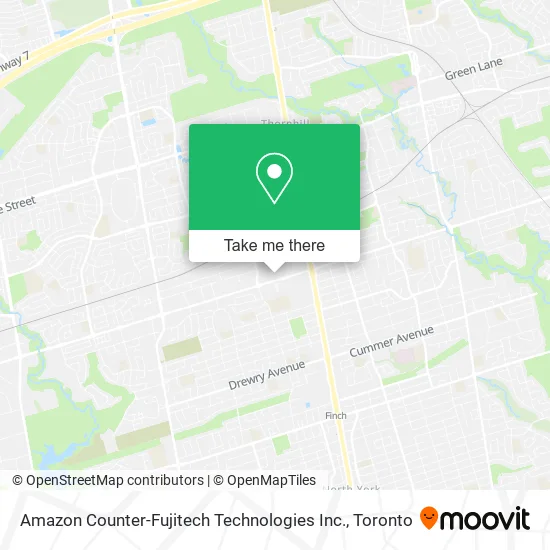 Amazon Counter-Fujitech Technologies Inc. map