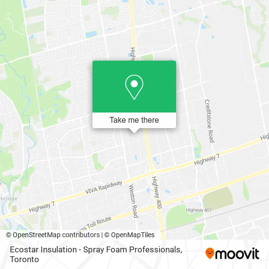 Ecostar Insulation - Spray Foam Professionals map