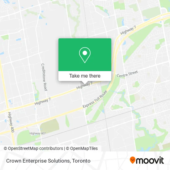 Crown Enterprise Solutions map