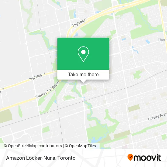 Amazon Locker-Nuna map