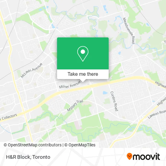 H&R Block map