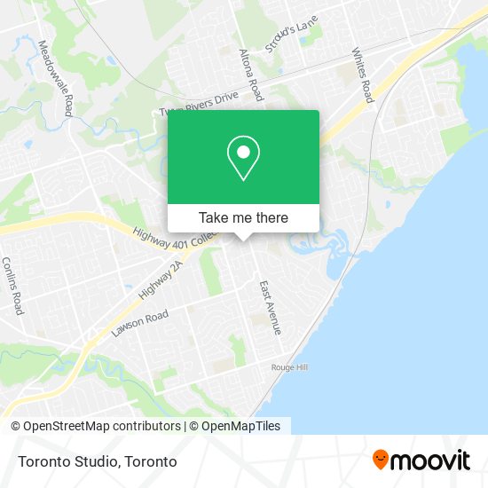 Toronto Studio map
