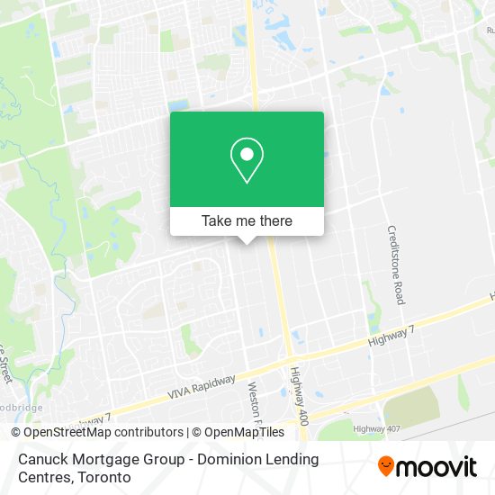 Canuck Mortgage Group - Dominion Lending Centres map