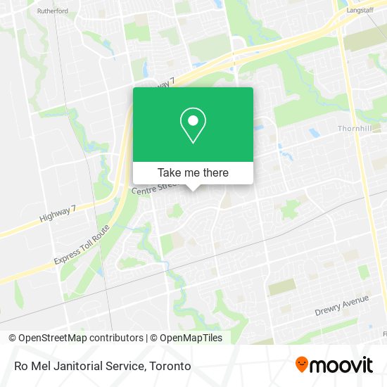 Ro Mel Janitorial Service map