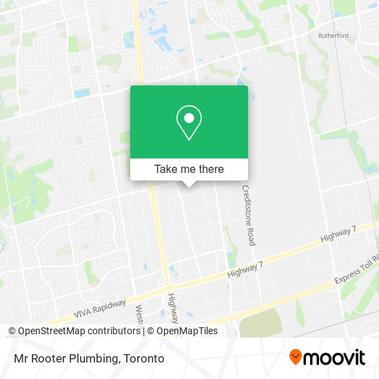 Mr Rooter Plumbing map