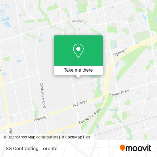SG Contracting map