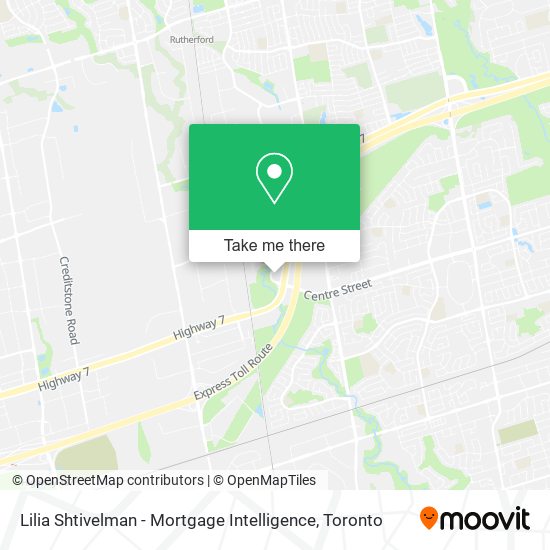 Lilia Shtivelman - Mortgage Intelligence map