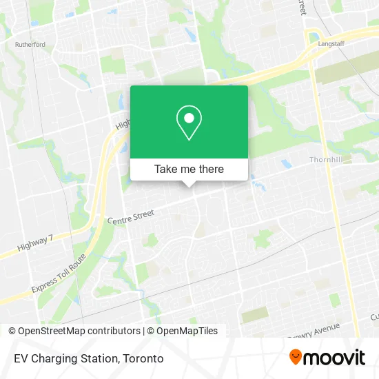EV Charging Station map