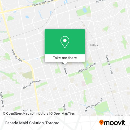Canada Maid Solution map