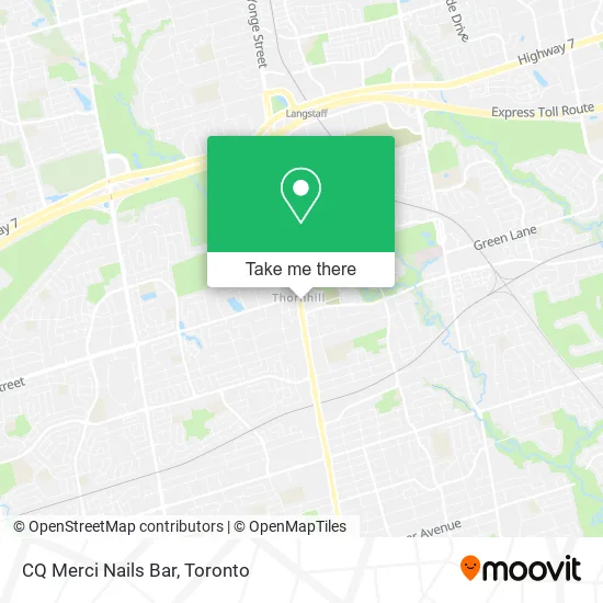 CQ Merci Nails Bar map