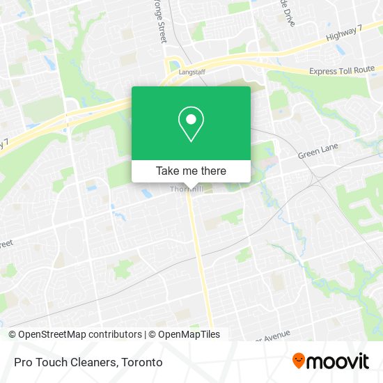 Pro Touch Cleaners map