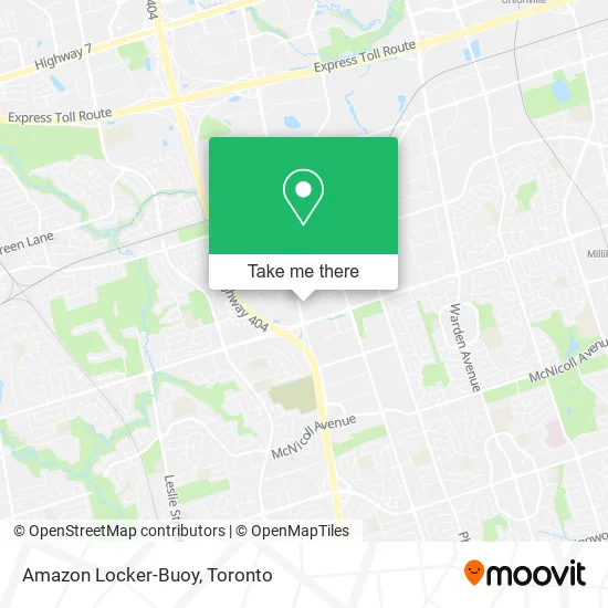 Amazon Locker-Buoy map