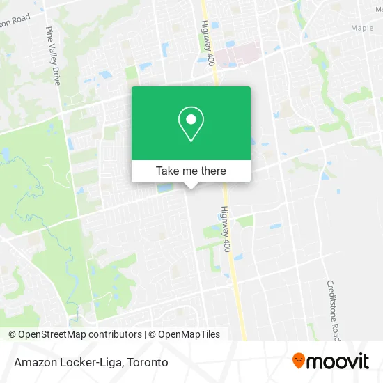 Amazon Locker-Liga map