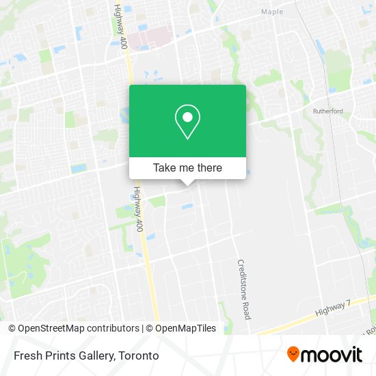 Fresh Prints Gallery plan