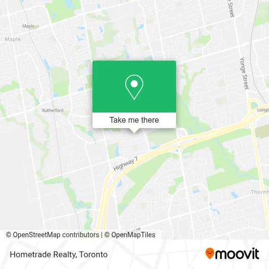 Hometrade Realty map