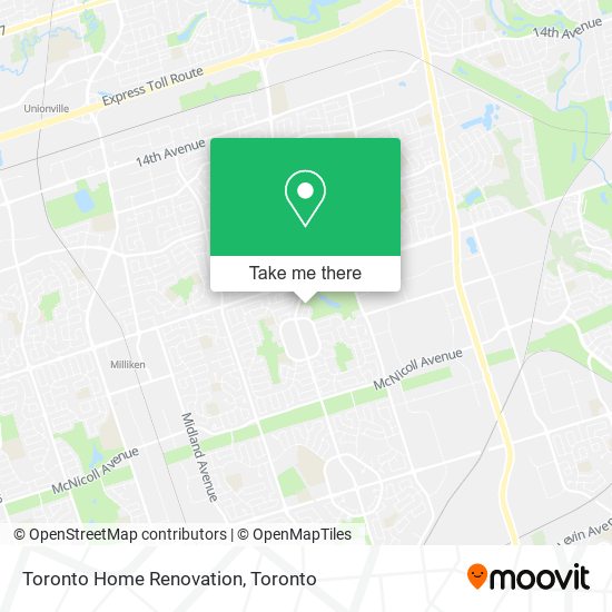 Toronto Home Renovation map