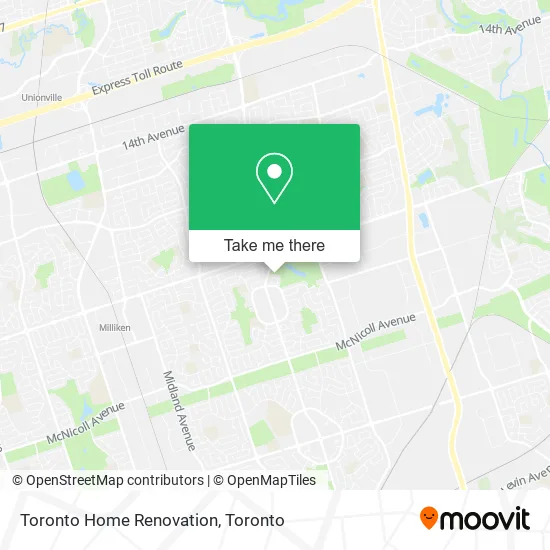 Toronto Home Renovation map